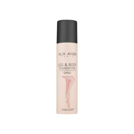 lix Avien Leg & Body Foundation Spray can in shade Fair Ivory.