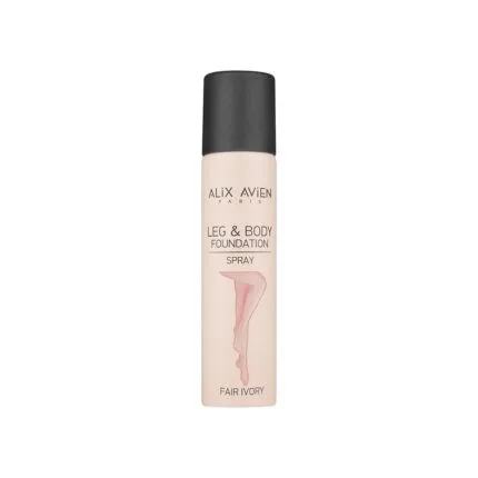 lix Avien Leg & Body Foundation Spray can in shade Fair Ivory.