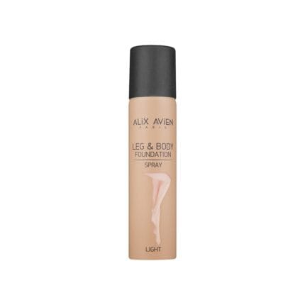 Alix Avien Leg & Body Foundation Spray can in shade Light.