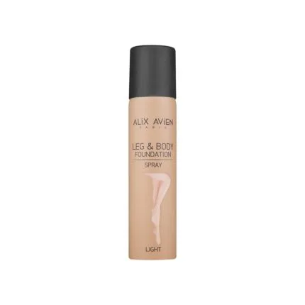 Alix Avien Leg & Body Foundation Spray can in shade Light.